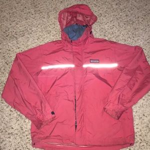 Men’s vineyard vines red lined rain jacket